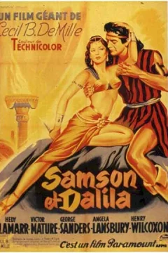 Affiche du film = Samson et Dalila