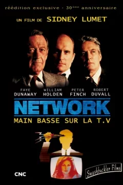 Affiche du film = Network, main basse sur la télévision
