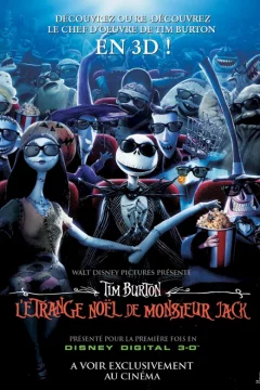 Affiche du film = L'Etrange noël de Monsieur Jack (3D)