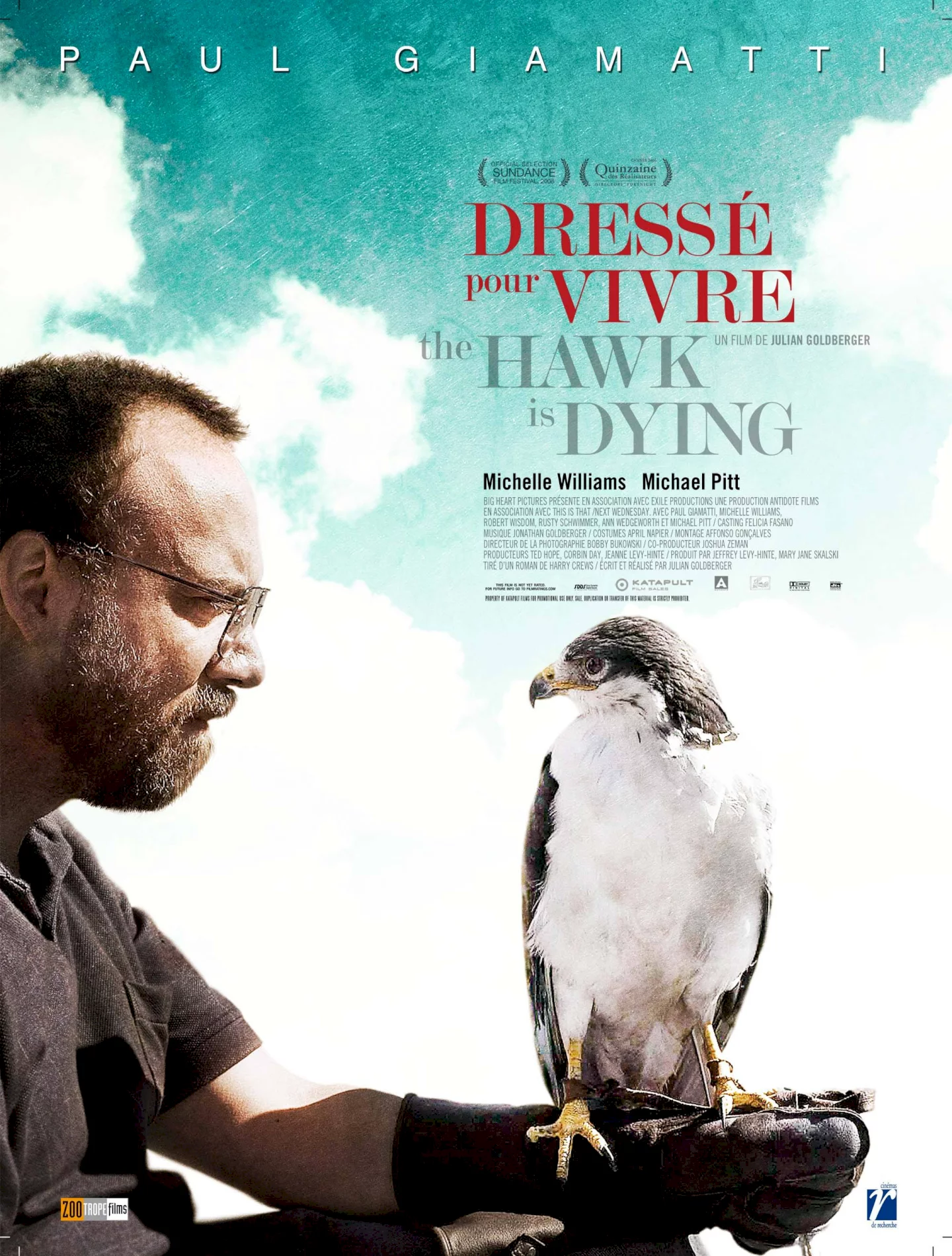Photo du film : The hawk is dying, dressé pour vivre