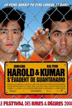 Affiche du film = Harold et Kumar s'évadent de Guantanamo