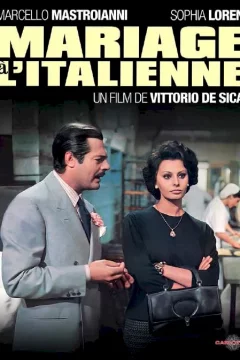 Affiche du film = Mariage à l'italienne