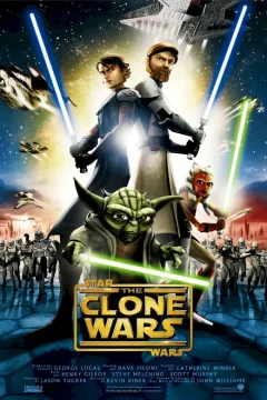 Affiche du film = Star Wars : la Guerre des Clones