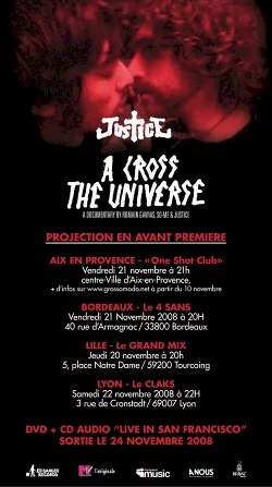 Photo 1 du film : Projection A Cross The Universe by Justice