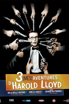 Affiche du film = 3 (més)aventures d'Harold Lloyd