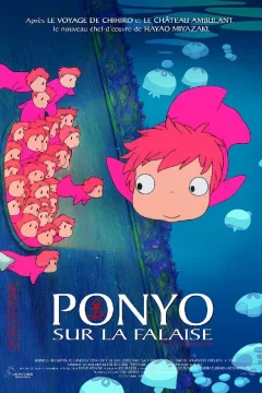Affiche du film = Ponyo sur la falaise