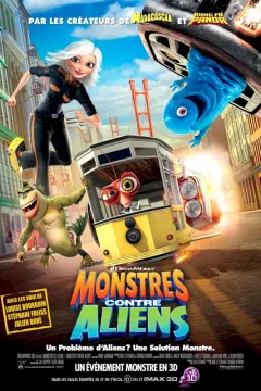 Affiche du film = Monstres contre aliens