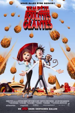 Affiche du film Tempête de boulettes géantes 