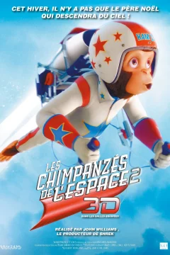 Affiche du film = Les Chimpanzés de l'espace 2