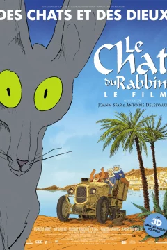 Affiche du film = Le chat du Rabbin