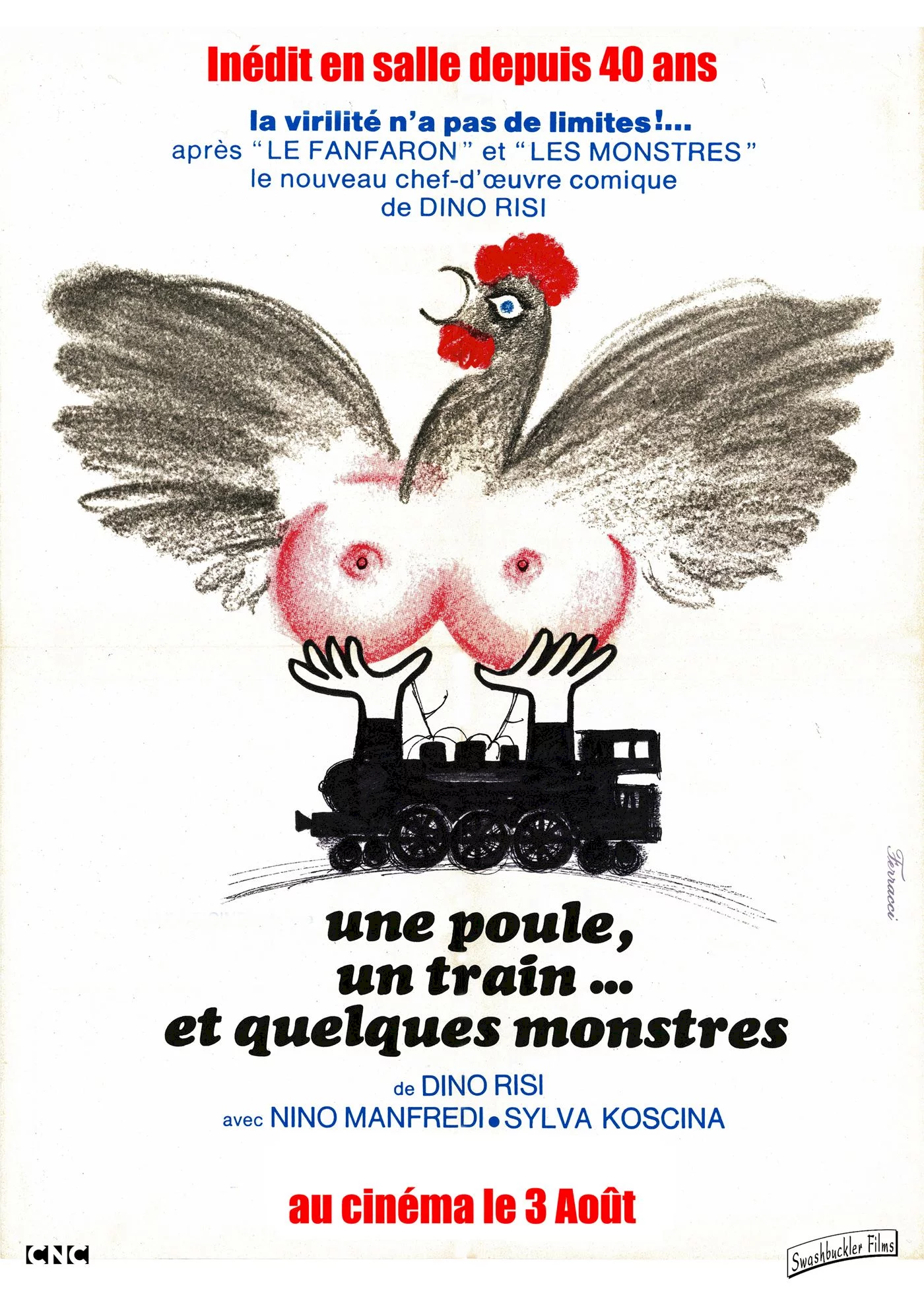 Photo du film : Une Poule, un train... et quelques Monstres