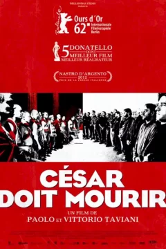 Affiche du film = César doit mourir 