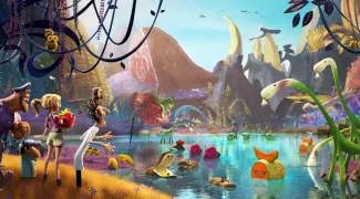 Affiche du film : L'île aux Miam-nimaux : Tempêtes de Boulettes Géantes 2 