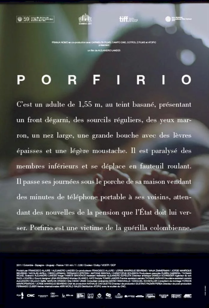 Photo 1 du film : Porfirio