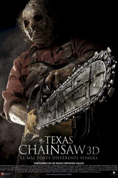 Affiche du film = Texas chainsaw 3D