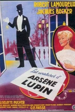 Affiche du film = Les Aventures d'Arsène Lupin