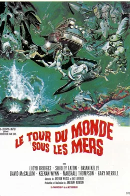 Affiche du film Le tour du monde sous les mers