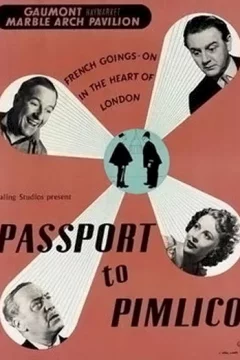 Affiche du film = Passeport pour pimlico