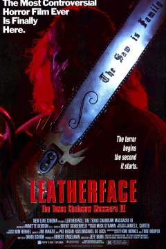 Affiche du film = Leatherface