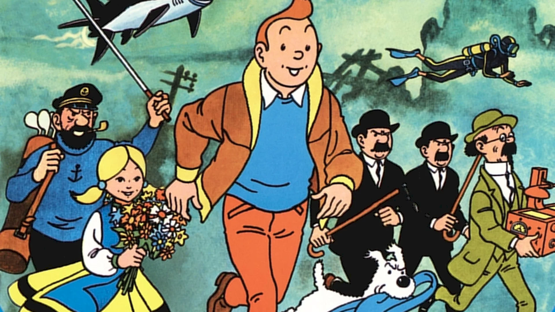 Photo 2 du film : Tintin et le lac aux requins