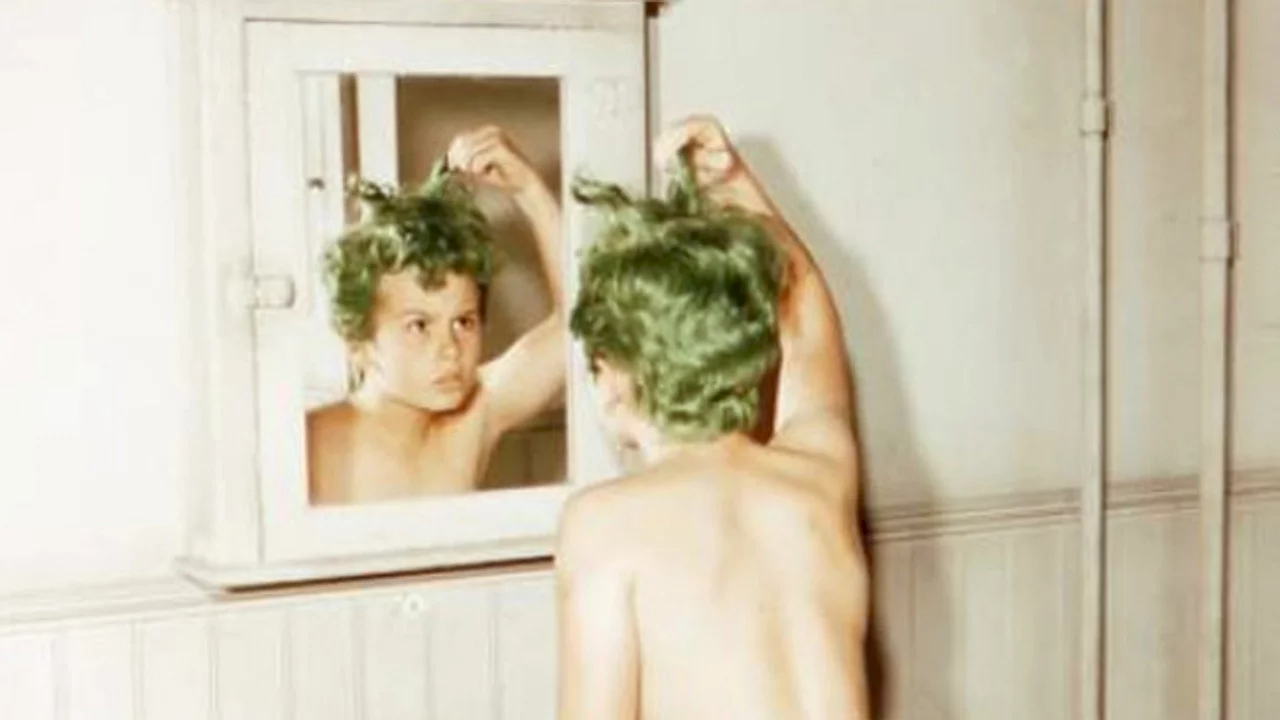 Photo 2 du film : Le garcon aux cheveux verts