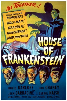 Affiche du film La maison de frankenstein