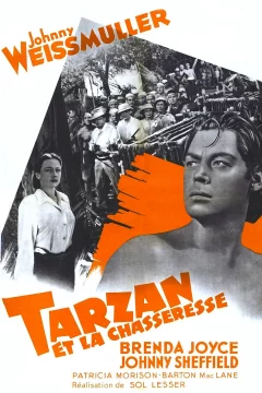 Affiche du film = Tarzan et la chasseresse