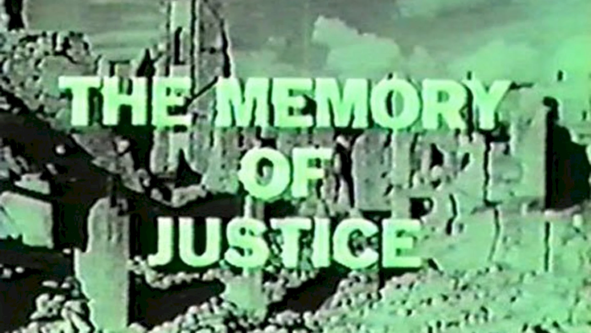 Photo 2 du film : The memory of justice