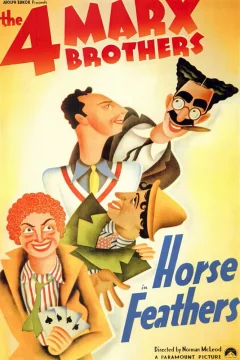 Affiche du film = Plumes de cheval