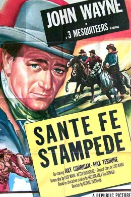 Affiche du film Santa fe stampede