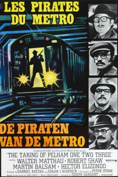 Affiche du film = Les pirates du metro