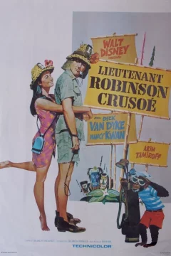 Affiche du film = Lieutenant robinson crusoe