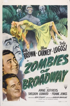 Affiche du film = Zombies on broadway