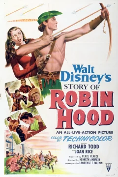 Affiche du film = Robin des Bois et ses joyeux compagnons
