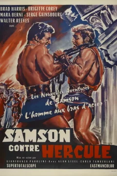 Affiche du film = Samson contre hercule