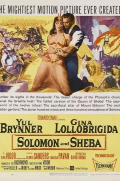 Affiche du film = Salomon et la reine de saba
