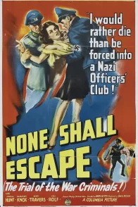 Affiche du film : None shall escape