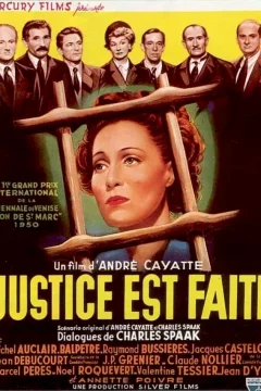 Affiche du film = Justice est faite