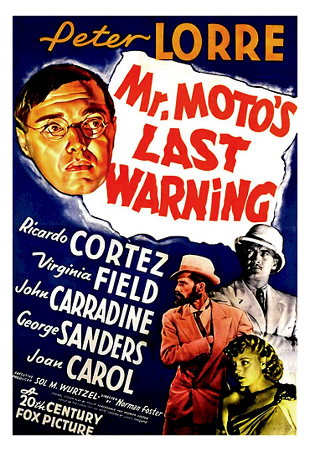 Photo 1 du film : Mr. moto's last warning