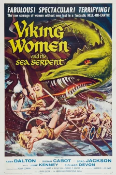 Affiche du film = The viking women and the sea serpent