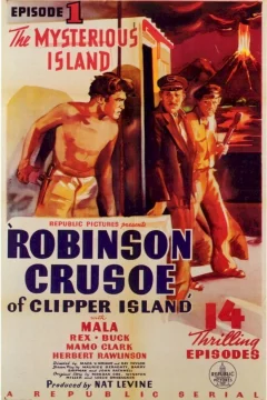 Affiche du film = Robinson crusoe