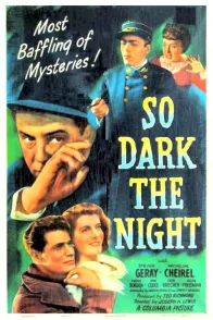 Affiche du film : So dark the night