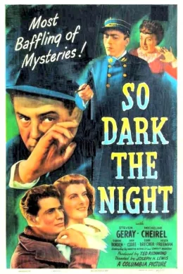 Affiche du film So dark the night