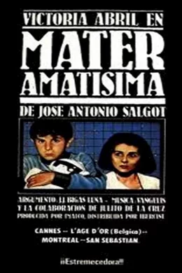 Affiche du film Mater amatisima