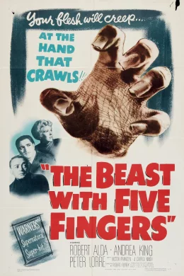 Affiche du film La bete aux cinq doigts