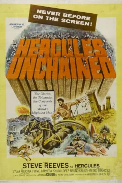 Affiche du film = Hercule et la reine de lydie