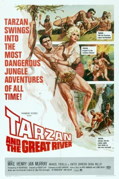 Affiche du film = Tarzan et le jaguar maudit