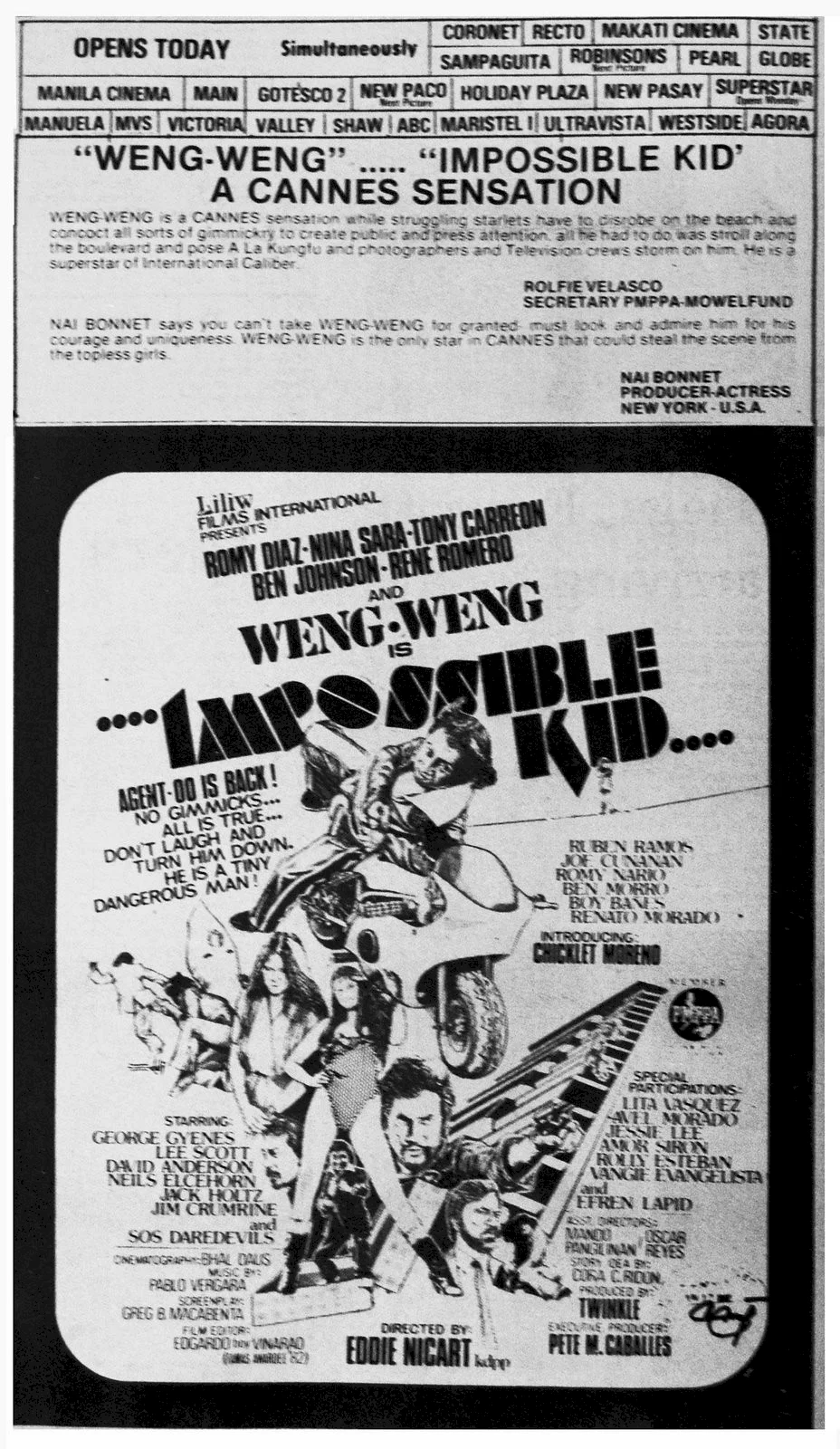 Photo 1 du film : L'invincible kid du kung fu