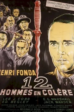 Affiche du film = Douze hommes en colere