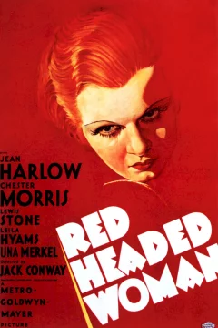 Affiche du film = La femme aux cheveux rouges